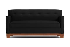 Harrison Ave Twin Size Sleeper Sofa :: Leg Finish: Pecan / Sleeper Option: Memory Foam Mattress