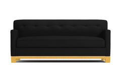 Harrison Ave Queen Size Sleeper Sofa :: Leg Finish: Natural / Sleeper Option: Memory Foam Mattress