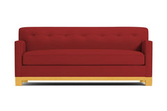 Harrison Ave Queen Size Sleeper Sofa :: Leg Finish: Natural / Sleeper Option: Memory Foam Mattress