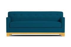 Harrison Ave Queen Size Sleeper Sofa :: Leg Finish: Natural / Sleeper Option: Deluxe Innerspring Mattress