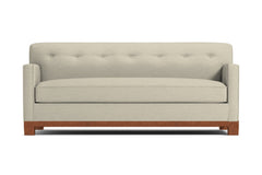 Harrison Ave Queen Size Sleeper Sofa :: Leg Finish: Pecan / Sleeper Option: Deluxe Innerspring Mattress