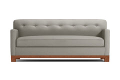 Harrison Ave Queen Size Sleeper Sofa :: Leg Finish: Pecan / Sleeper Option: Deluxe Innerspring Mattress