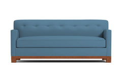 Harrison Ave Queen Size Sleeper Sofa :: Leg Finish: Pecan / Sleeper Option: Memory Foam Mattress