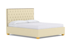 Huntley Drive Upholstered Bed :: Leg Finish: Natural / Size: California King