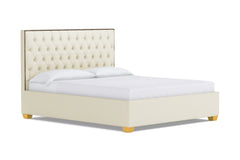 Huntley Drive Upholstered Bed :: Leg Finish: Natural / Size: Queen Size