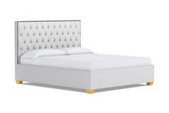 Huntley Drive Upholstered Bed :: Leg Finish: Natural / Size: Full Size