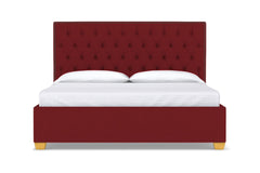 Huntley Drive Upholstered Bed :: Leg Finish: Natural / Size: California King