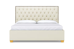 Huntley Drive Upholstered Bed :: Leg Finish: Natural / Size: Full Size