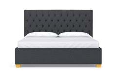 Huntley Drive Upholstered Bed :: Leg Finish: Natural / Size: Queen Size