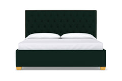 Huntley Drive Upholstered Bed :: Leg Finish: Natural / Size: Full Size