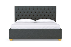 Huntley Drive Upholstered Bed :: Leg Finish: Natural / Size: California King