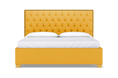 Huntley Drive Upholstered Bed :: Leg Finish: Natural / Size: California King