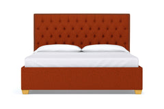 Huntley Drive Upholstered Bed :: Leg Finish: Natural / Size: Queen Size