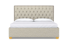 Huntley Drive Upholstered Bed :: Leg Finish: Natural / Size: King