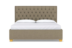 Huntley Drive Upholstered Bed :: Leg Finish: Natural / Size: California King