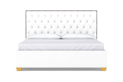 Huntley Drive Upholstered Bed :: Leg Finish: Natural / Size: Full Size