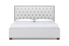 Huntley Drive Upholstered Bed :: Leg Finish: Pecan / Size: California King