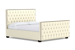Huntley Tufted Upholstered Bed :: Leg Finish: Espresso / Size: California King