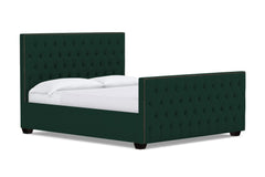 Huntley Tufted Upholstered Bed :: Leg Finish: Espresso / Size: California King