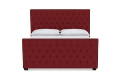 Huntley Tufted Upholstered Bed :: Leg Finish: Espresso / Size: California King