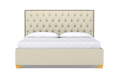 Huntley Drive Upholstered Bed :: Leg Finish: Natural / Size: Full Size