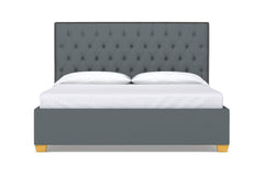 Huntley Drive Upholstered Bed :: Leg Finish: Natural / Size: Full Size