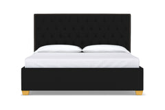 Huntley Drive Upholstered Bed :: Leg Finish: Natural / Size: California King