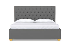 Huntley Drive Upholstered Bed :: Leg Finish: Natural / Size: Full Size