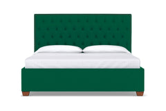 Huntley Drive Upholstered Bed :: Leg Finish: Pecan / Size: California King