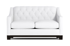 Jackson Heights Twin Size Sleeper Sofa :: Leg Finish: Espresso / Sleeper Option: Deluxe Innerspring Mattress