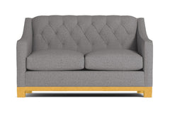 Jackson Heights Apartment Size Sleeper Sofa :: Leg Finish: Natural / Sleeper Option: Memory Foam Mattress