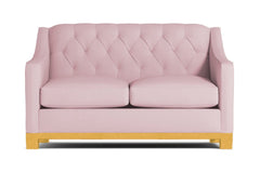 Jackson Heights Apartment Size Sleeper Sofa :: Leg Finish: Natural / Sleeper Option: Memory Foam Mattress