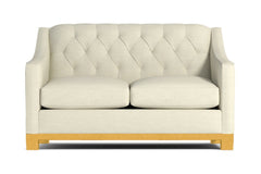 Jackson Heights Apartment Size Sleeper Sofa :: Leg Finish: Natural / Sleeper Option: Memory Foam Mattress