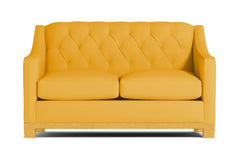Jackson Heights Apartment Size Sleeper Sofa :: Leg Finish: Natural / Sleeper Option: Memory Foam Mattress