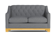 Jackson Heights Apartment Size Sleeper Sofa :: Leg Finish: Natural / Sleeper Option: Memory Foam Mattress