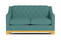 Jackson Heights Apartment Size Sleeper Sofa :: Leg Finish: Natural / Sleeper Option: Memory Foam Mattress