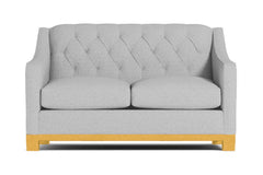 Jackson Heights Apartment Size Sleeper Sofa :: Leg Finish: Natural / Sleeper Option: Memory Foam Mattress