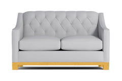 Jackson Heights Apartment Size Sleeper Sofa :: Leg Finish: Natural / Sleeper Option: Memory Foam Mattress
