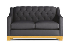 Jackson Heights Apartment Size Sleeper Sofa :: Leg Finish: Natural / Sleeper Option: Deluxe Innerspring Mattress