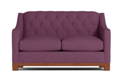 Jackson Heights Twin Size Sleeper Sofa :: Leg Finish: Pecan / Sleeper Option: Memory Foam Mattress