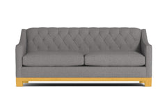 Jackson Heights Queen Size Sleeper Sofa :: Leg Finish: Natural / Sleeper Option: Deluxe Innerspring Mattress