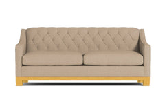 Jackson Heights Queen Size Sleeper Sofa :: Leg Finish: Natural / Sleeper Option: Deluxe Innerspring Mattress