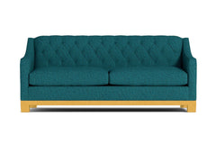 Jackson Heights Queen Size Sleeper Sofa :: Leg Finish: Natural / Sleeper Option: Deluxe Innerspring Mattress