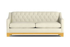 Jackson Heights Queen Size Sleeper Sofa :: Leg Finish: Natural / Sleeper Option: Memory Foam Mattress