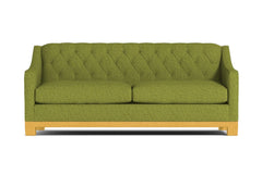 Jackson Heights Queen Size Sleeper Sofa :: Leg Finish: Natural / Sleeper Option: Deluxe Innerspring Mattress