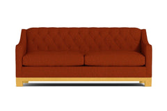 Jackson Heights Queen Size Sleeper Sofa :: Leg Finish: Natural / Sleeper Option: Deluxe Innerspring Mattress