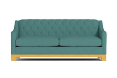 Jackson Heights Queen Size Sleeper Sofa :: Leg Finish: Natural / Sleeper Option: Deluxe Innerspring Mattress