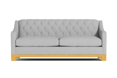 Jackson Heights Queen Size Sleeper Sofa :: Leg Finish: Natural / Sleeper Option: Deluxe Innerspring Mattress