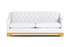 Jackson Heights Queen Size Sleeper Sofa :: Leg Finish: Natural / Sleeper Option: Deluxe Innerspring Mattress