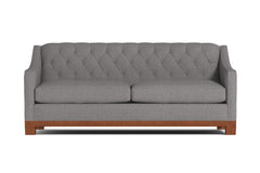 Jackson Heights Queen Size Sleeper Sofa :: Leg Finish: Pecan / Sleeper Option: Memory Foam Mattress
